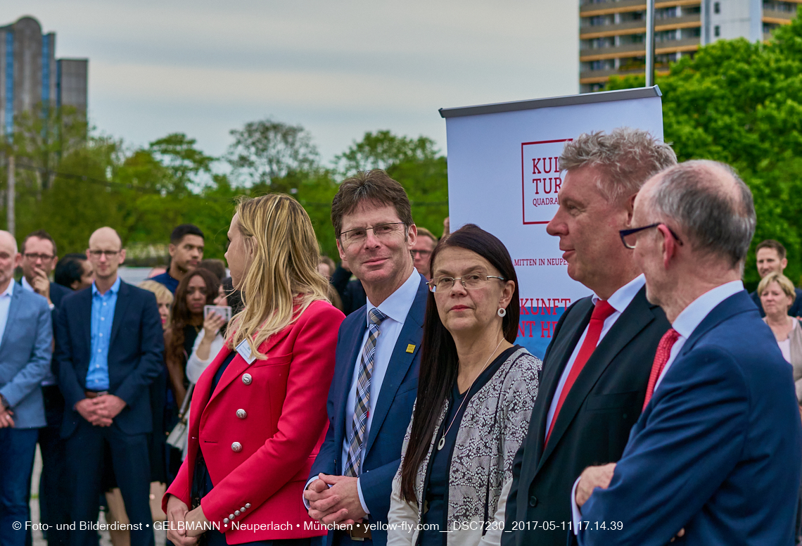 11. Mai 2017 - Grundsteinlegung für die LOGE und dem Kulturquadrat in Neuperlach